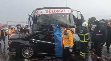 Tekirdağ’da kaza 2 ölü, 15 yaralı