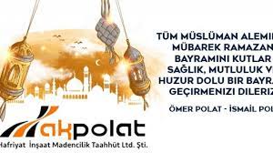 İsmail Polat’tan Ramazan Bayramı Mesajı